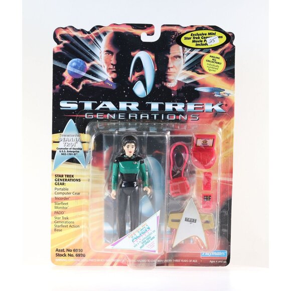 Star Trek Generations Commander Deanna Troi Counselor Figure 1993 Vintage - Picture 2 of 9
